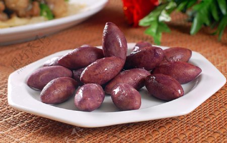 小吃养生紫薯图片