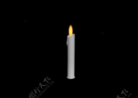 蜡烛三维动态图片