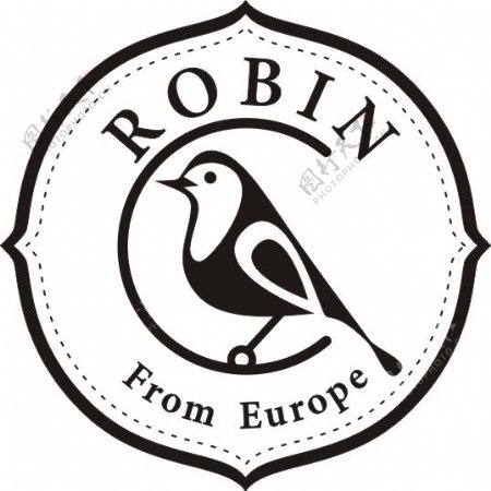 原创知更鸟ROBIN商标设计