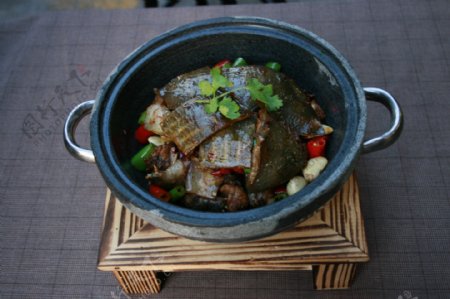 石锅青椒焖甲鱼