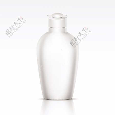 时尚白色洗化用品瓶子图片
