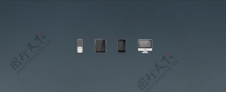 iPodipadiPhone和iMac图标