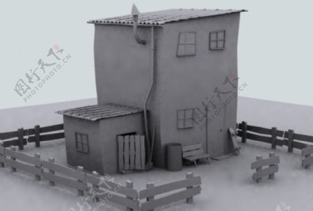 农场小屋3D模型