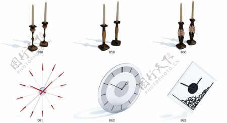 钟表设计3D模型素材