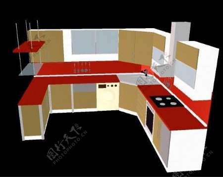 3d厨房家具
