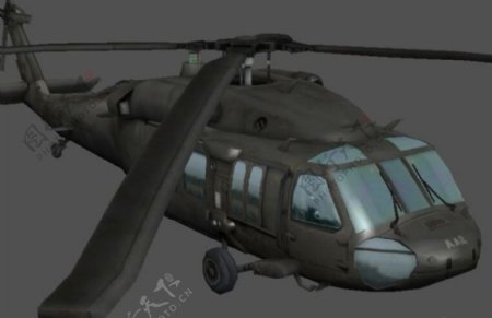 黑鹰直升机模型