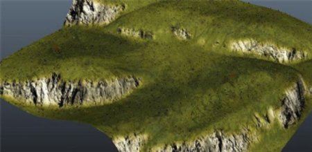 山脉地形游戏模型素材