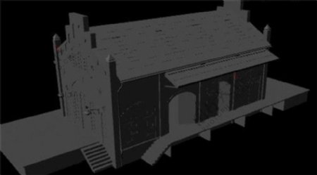 宫殿建筑游戏模型素材