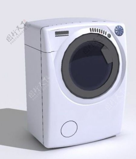洗衣机3d模型电器3d素材18