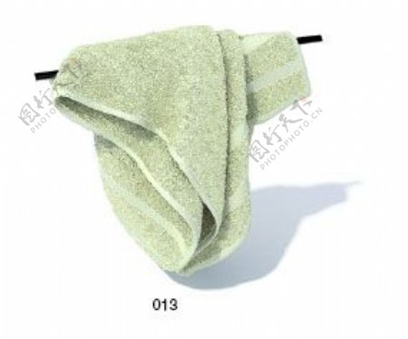 家居用品毛巾素材3d模型素材5