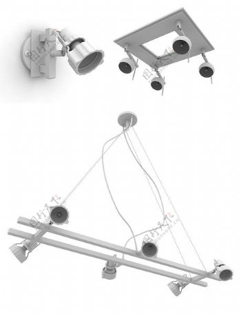 装饰灯具的模型