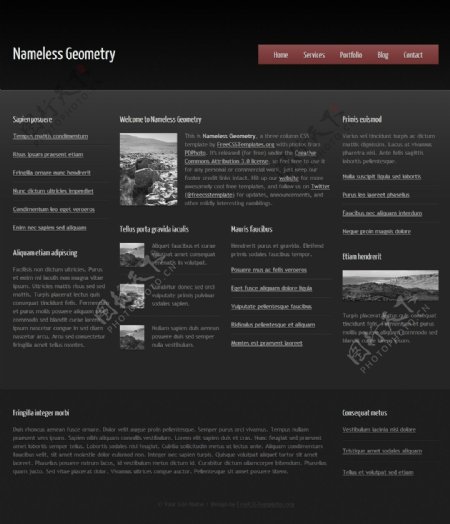 矿山信息动态网页模板