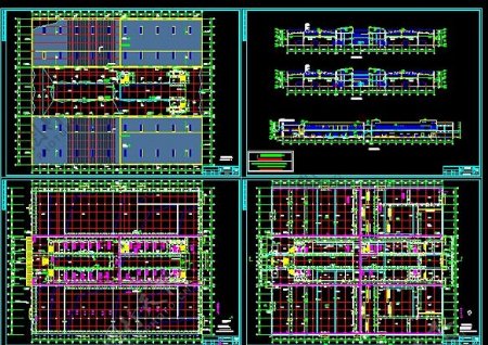 某生产基地厂房建筑施工图下载