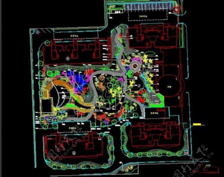 小区种植总平面施工图