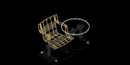 咖啡厅椅子家具CAD模型