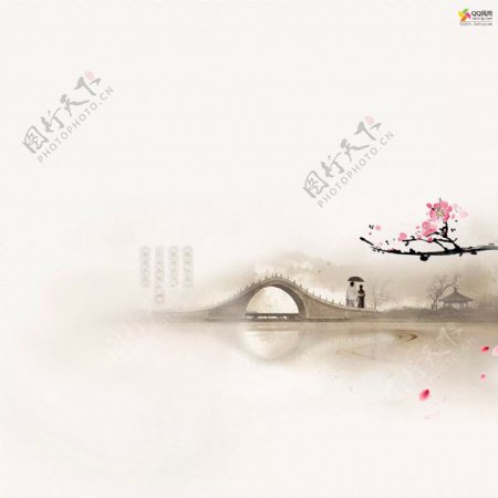 中国风古典唯美江南水乡图片