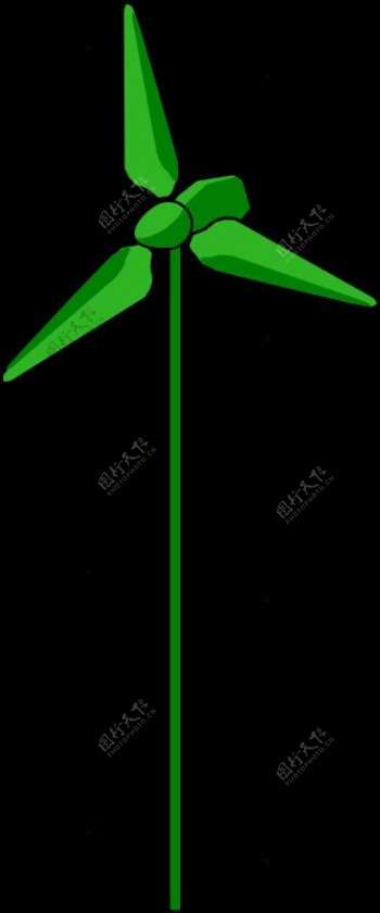 风力涡轮机的绿色