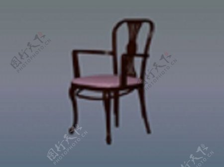 3d老式座椅模型