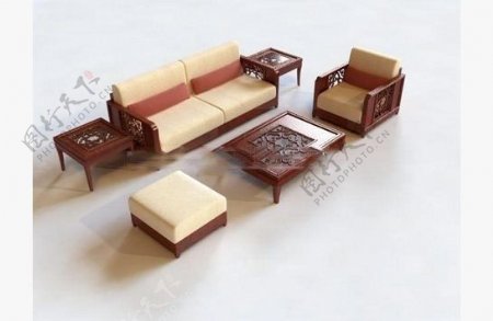 中式沙发