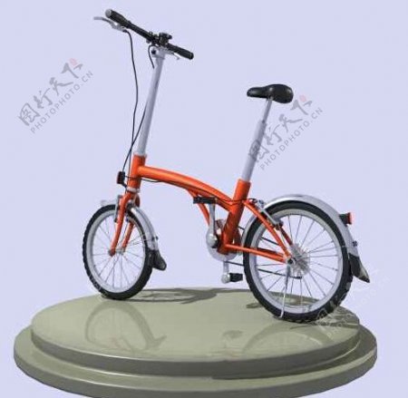 时尚自行车模型
