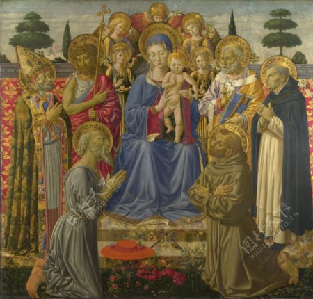 1577659高清西方古典人物宗教人物神话人物巴洛克艺术油画装饰画
