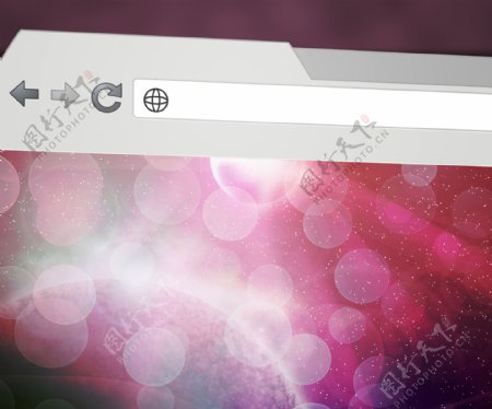 紫色的Web浏览器