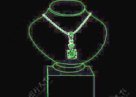 戒指项链珠宝图块CAD详图免费下载84