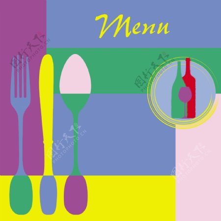 餐厅菜单封面设计图片