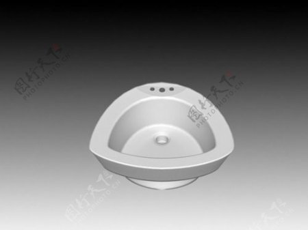 台盆3d模型卫生间用品设计素材73