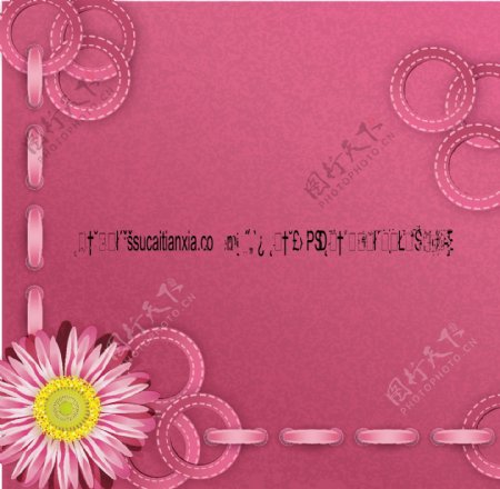 粉红版面卡片设计矢量素材