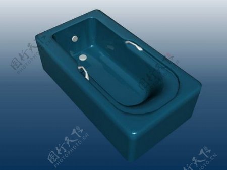 浴缸3d模型3D卫生间用品模型1