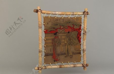 Bambooframework自然穿绳竹画框