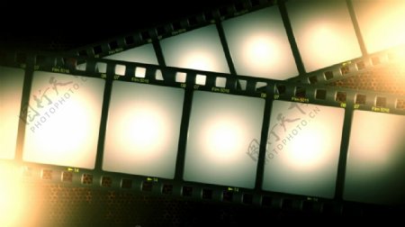 光效电影胶片动态背景视频素材