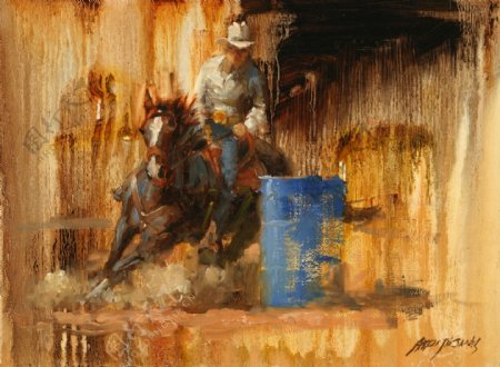 Western325高清西方现代人物油画国外油画人物油画作品