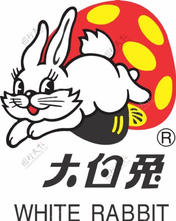 大白兔logo图片