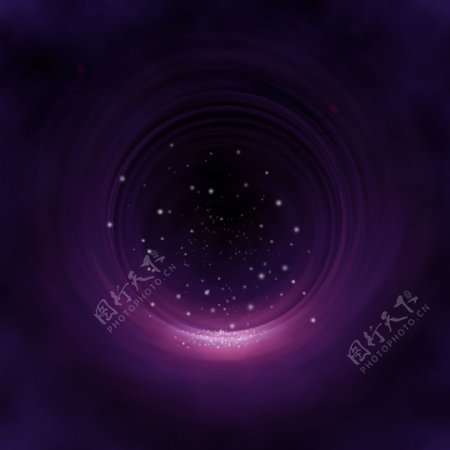 紫色时空隧道图片