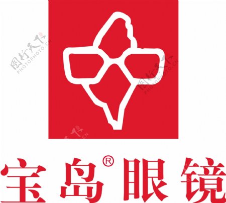 宝岛眼镜logo图片