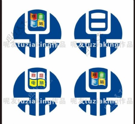 鼎盛电脑logo图片