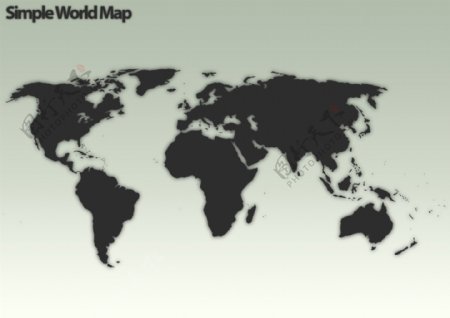 世界地图全景图