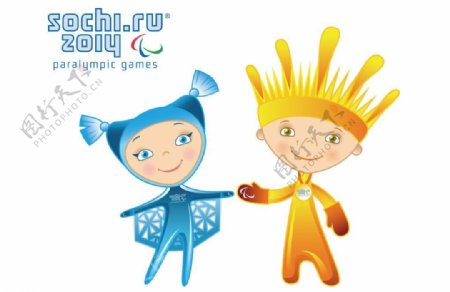 索契冬季残奥会吉祥物图片
