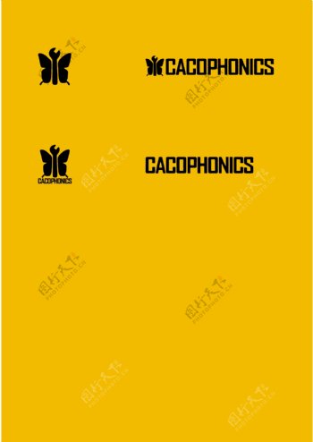 Cacophonicslogo设计欣赏Cacophonics乐队LOGO下载标志设计欣赏