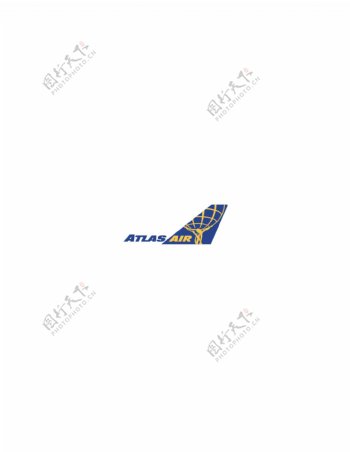 AtlasAirlogo设计欣赏AtlasAir民航公司标志下载标志设计欣赏
