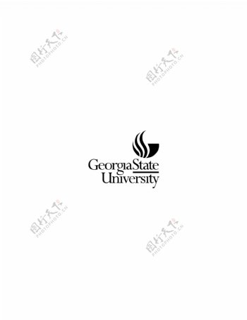 GeorgiaStateUniversitylogo设计欣赏GeorgiaStateUniversity培训机构标志下载标志设计欣赏