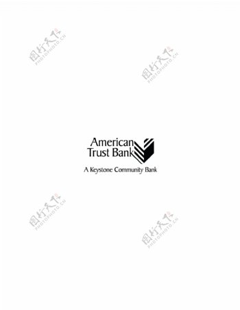 AmericanTrustBanklogo设计欣赏AmericanTrustBank国际银行标志下载标志设计欣赏