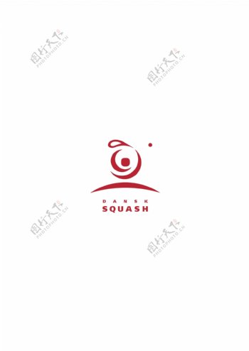 DanishSquashlogo设计欣赏DanishSquash运动赛事LOGO下载标志设计欣赏