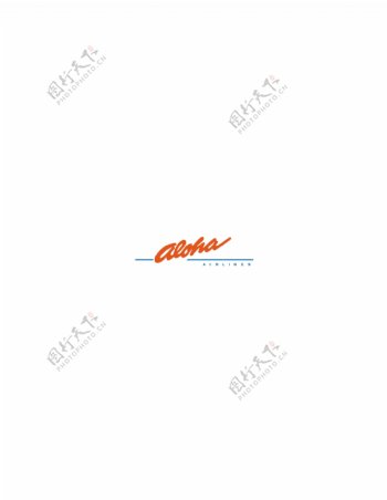 AlohaAirlineslogo设计欣赏AlohaAirlines民航公司标志下载标志设计欣赏