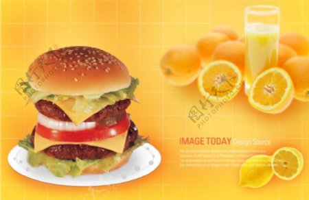 餐饮食品广告PSD素材