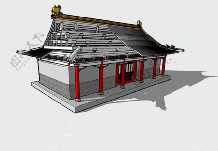 屋架结构3D模型