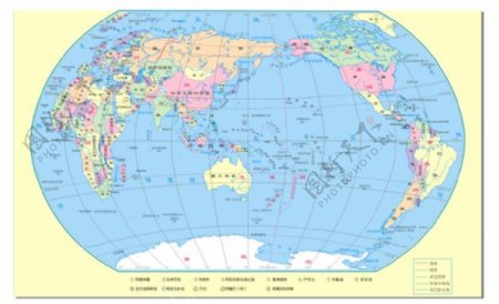 世界地图矢量图