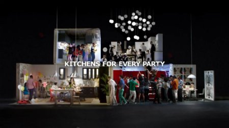 宜家广告厨房派对篇视频素材